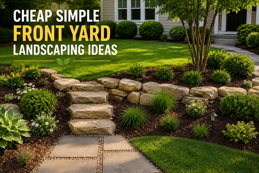 Cheap Simple Front Yard Landscaping Ideas That Still Look Great