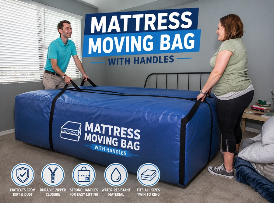 mattress moving bag with handles